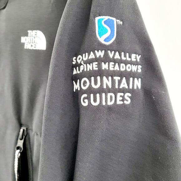 The North Face Black Tekno Full Zip Hood Lined Squaw Valley Employee Jacket Sz S - Picture 8 of 12